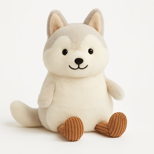 Husky in Amuseable Object-Face style