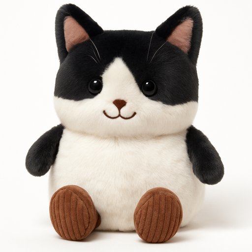 Orange Tabby Cat in Amuseable Object-Face style