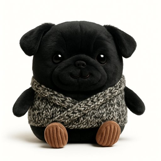 Pug in Amuseable Object-Face style