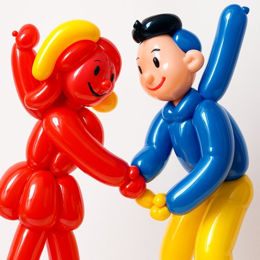 Balloon Animal Couple variant 3