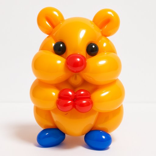 Hamster in Balloon Animal style