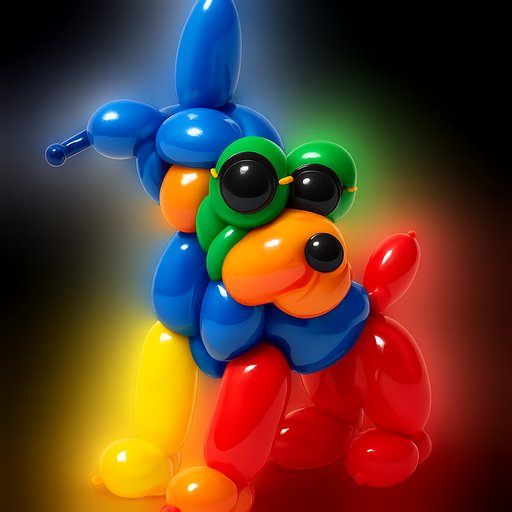 Labrador in Balloon Animal style
