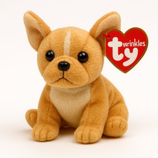 French Bulldog in Retro Bean-Filled style