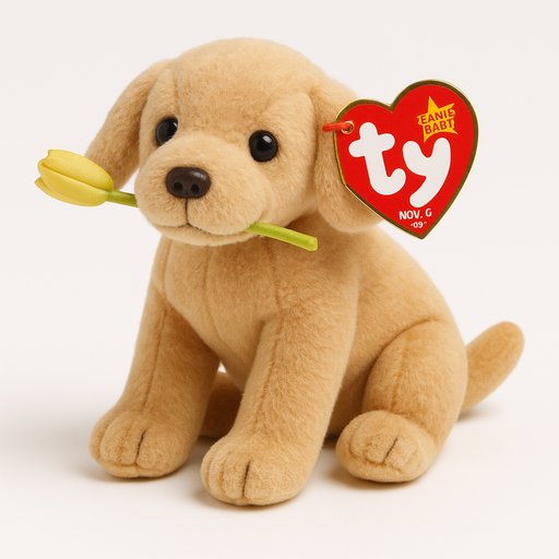 Golden Retriever Retro Bean-Filled plushy toy