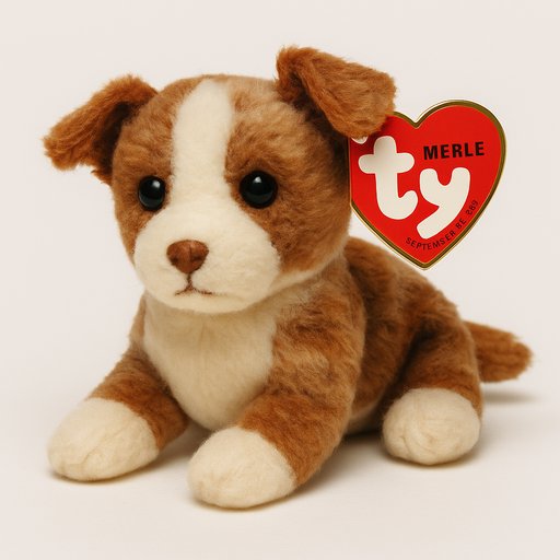 Pomeranian in Retro Bean-Filled style