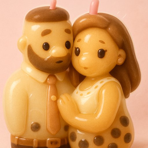 Bubble Tea Boba Couple variant 2