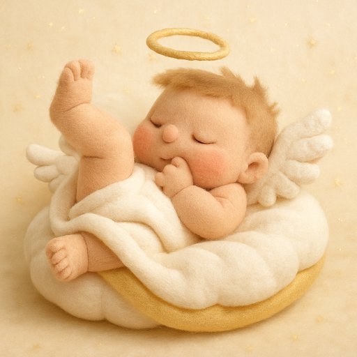 Baby in Cherub/Angel style