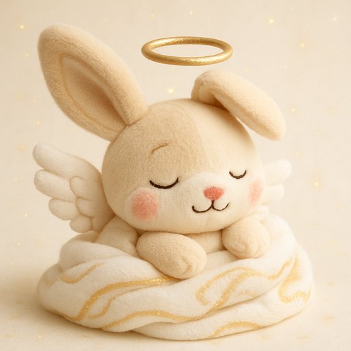 Bunny Cherub/Angel plushy toy