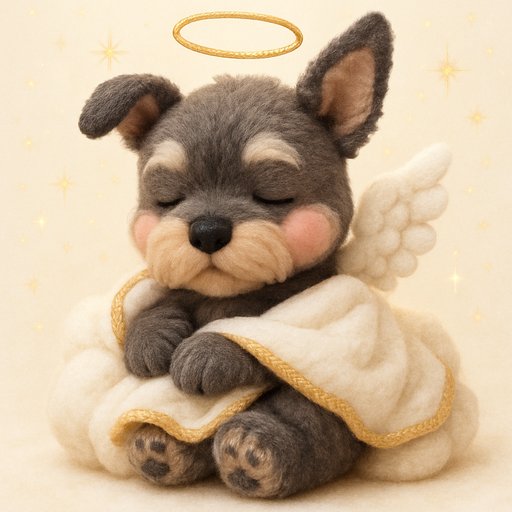 Labrador in Cherub/Angel style