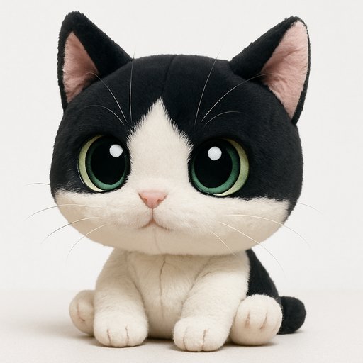 Orange Tabby Cat in Chibi style