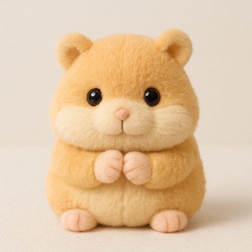Hamster Classic plushy toy transformation