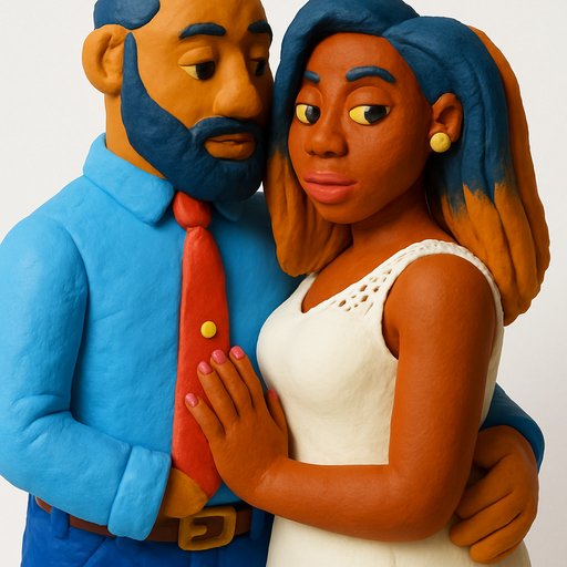 Clay/Play-Doh Couple variant 2