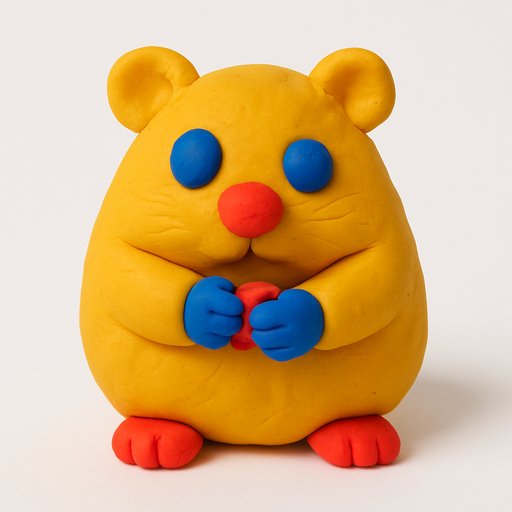 Hamster Clay/Play-Doh plushy toy