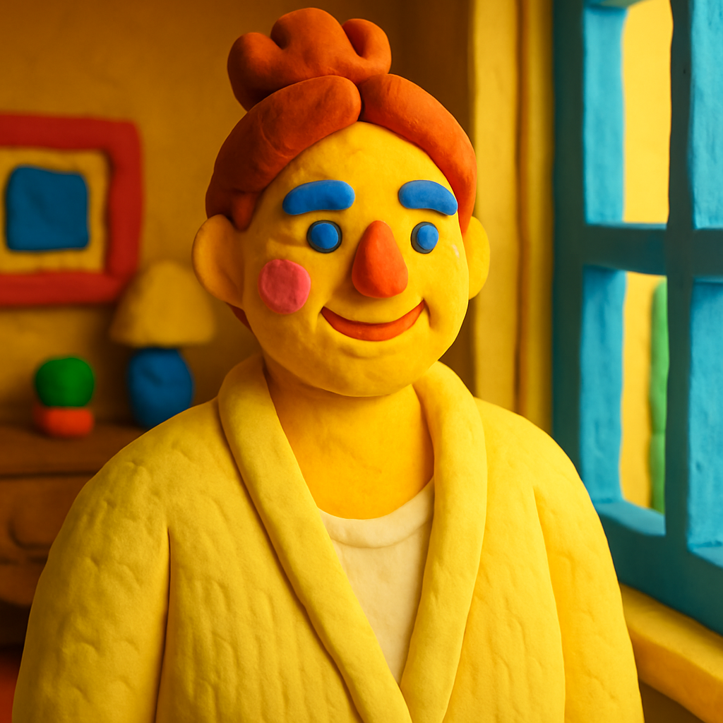 Clay/Play-Doh plushy style example