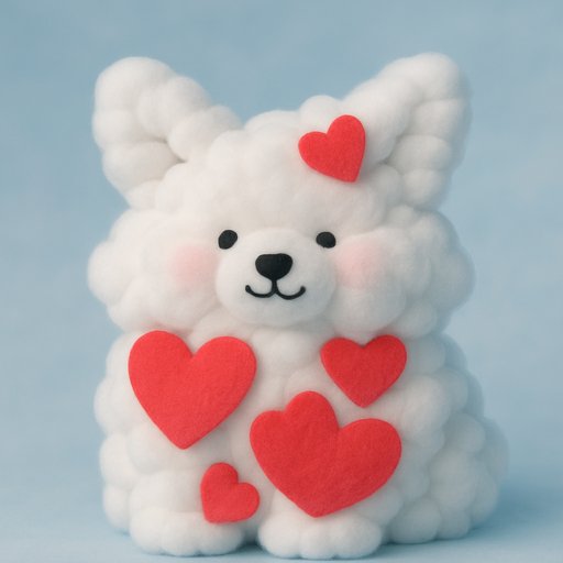 Corgi in Cloud Fluff style