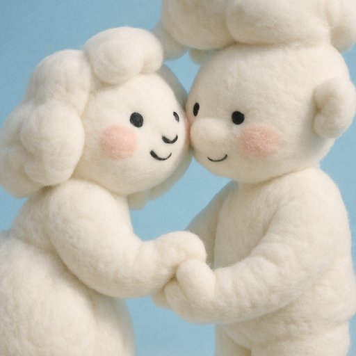 Cloud Fluff Couple variant 3