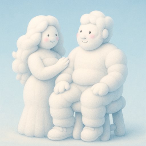 Cloud Fluff Couple variant 4