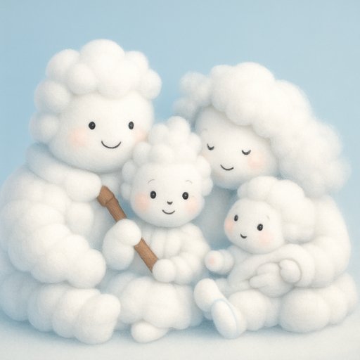Cloud Fluff Family variant 2