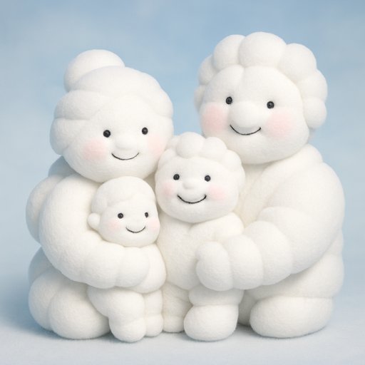 Cloud Fluff Family variant 3