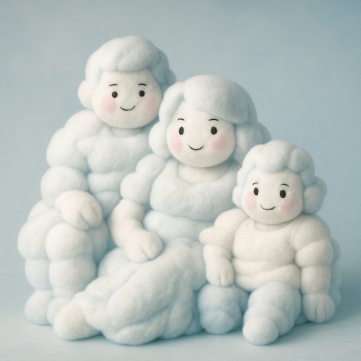Cloud Fluff Family variant 4