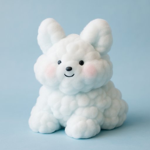 French Bulldog in Cloud Fluff style