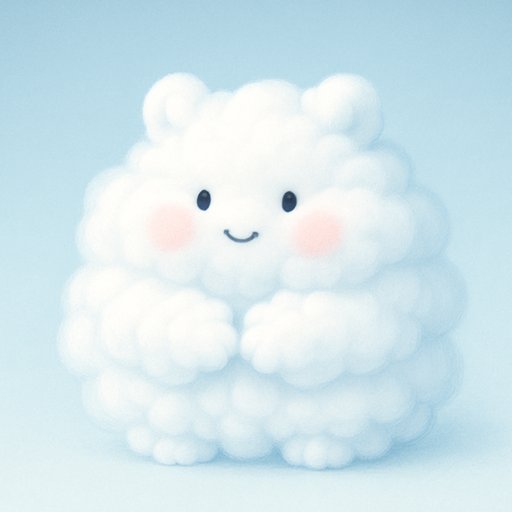 Hamster in Cloud Fluff style