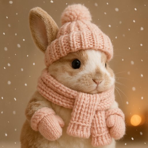 Bunny Costume — Cozy Winter plushy toy