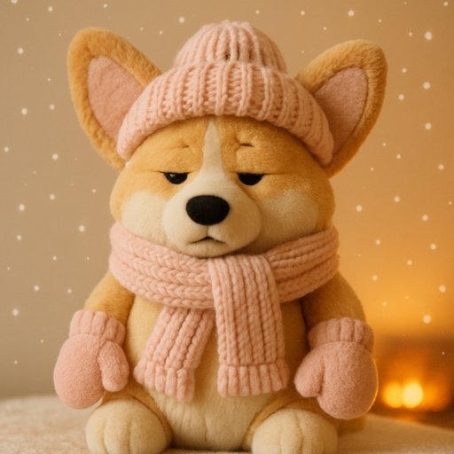 Corgi Costume — Cozy Winter plushy toy