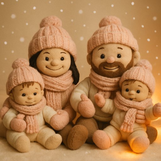 Family Costume — Cozy Winter plushy toy