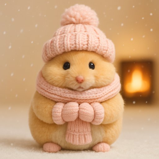Hamster Costume — Cozy Winter plushy toy