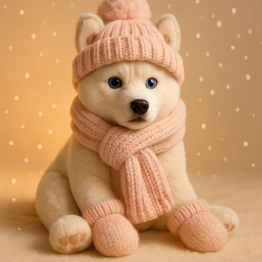 Husky Costume — Cozy Winter plushy toy