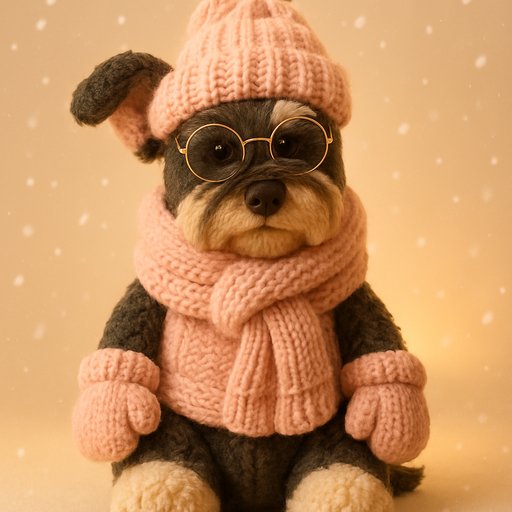 Labrador Costume — Cozy Winter plushy toy