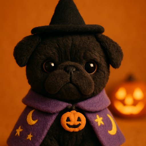Pug Costume — Halloween plushy toy