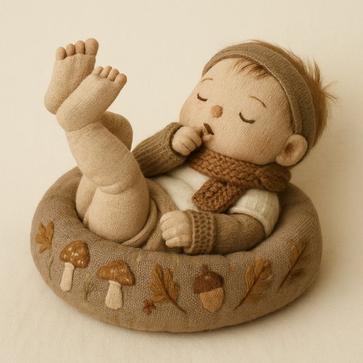 Baby in Cottagecore style