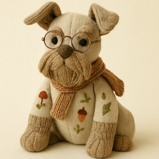 Labrador in Cottagecore style