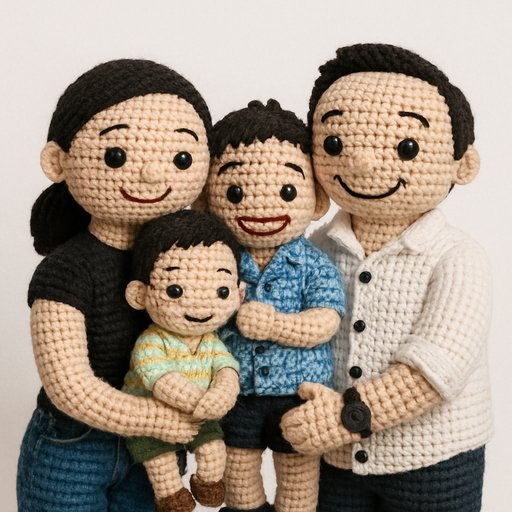 Crochet/Amigurumi Family variant 3