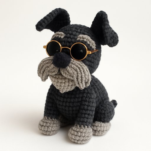 Labrador Crochet/Amigurumi plushy toy transformation