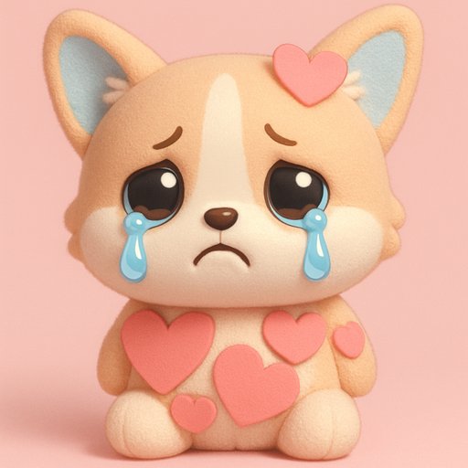 Corgi Crybaby/Sad-Cute plushy toy
