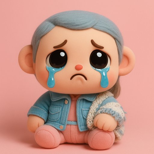 Couple Crybaby/Sad-Cute plushy toy