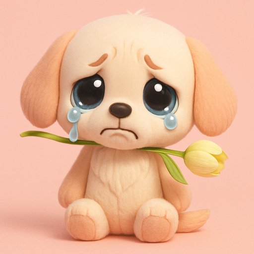 Golden Retriever Crybaby/Sad-Cute plushy toy