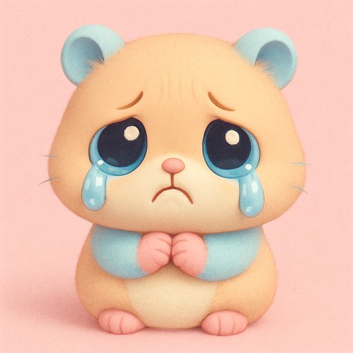Hamster Crybaby/Sad-Cute plushy toy
