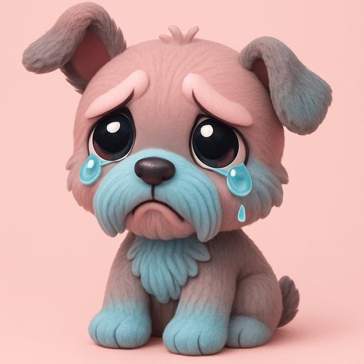 Labrador Crybaby/Sad-Cute plushy toy