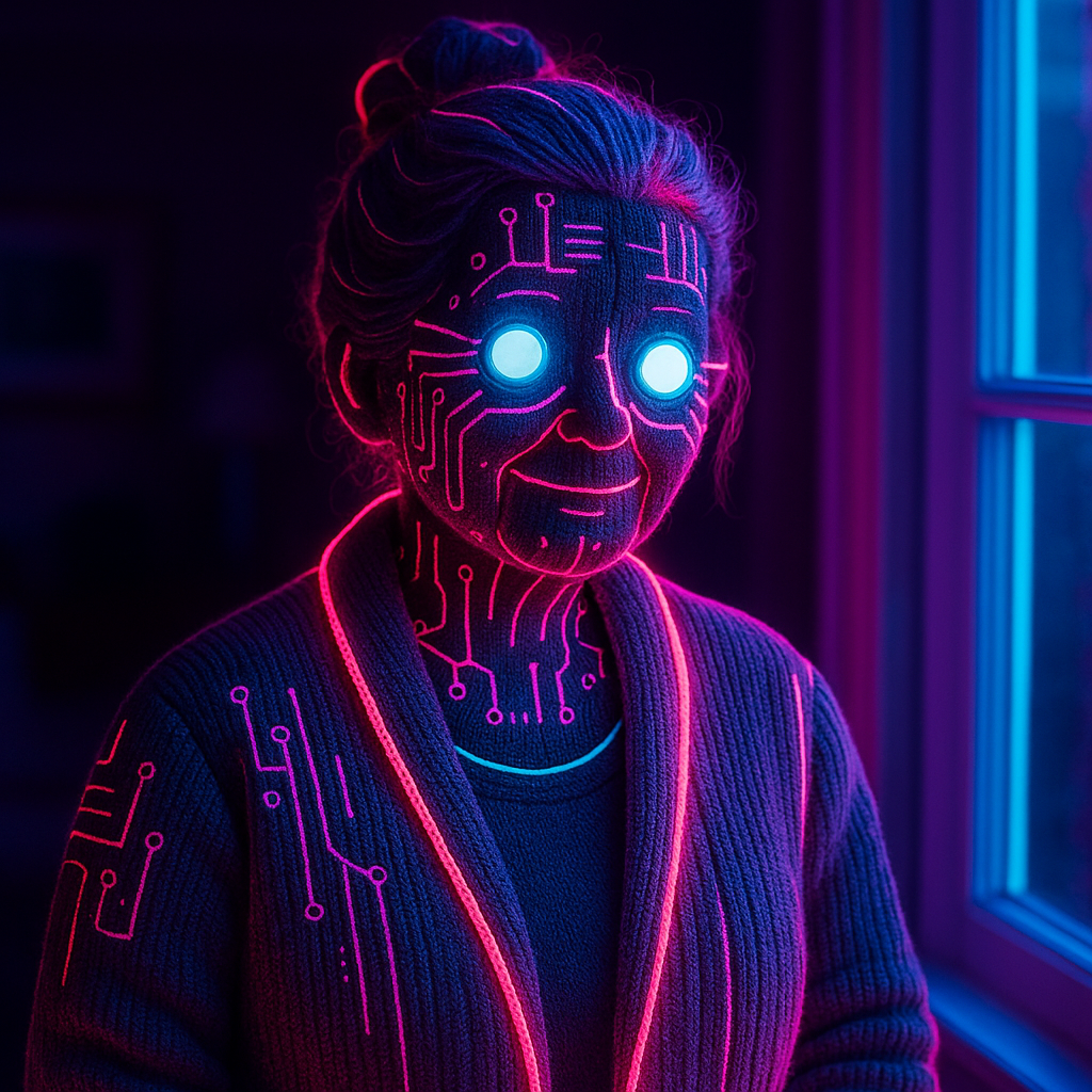 Cyberpunk/Neon plushy style example
