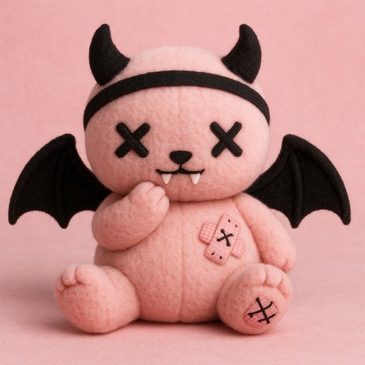 Baby in Dark Kawaii/Creepy Cute style