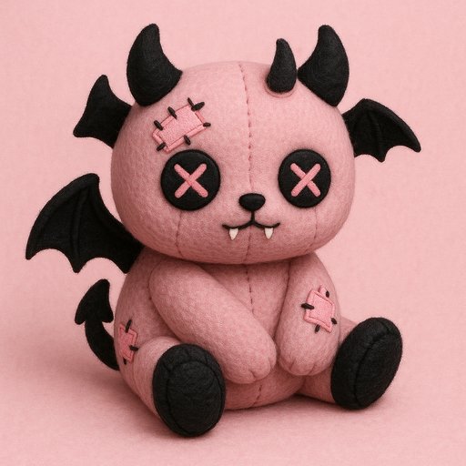 Husky in Dark Kawaii/Creepy Cute style