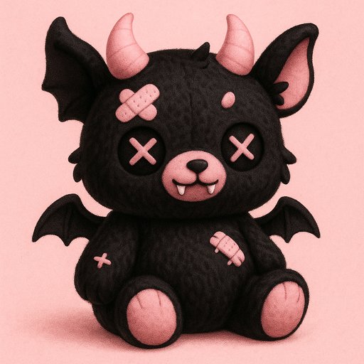 Labrador in Dark Kawaii/Creepy Cute style