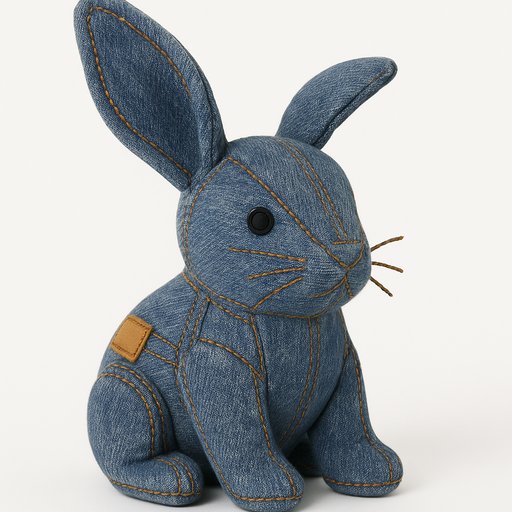 Bunny in Denim/Jean style