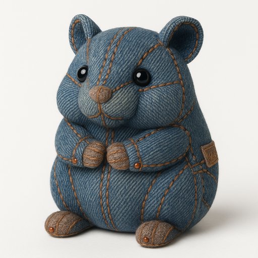 Hamster in Denim/Jean style