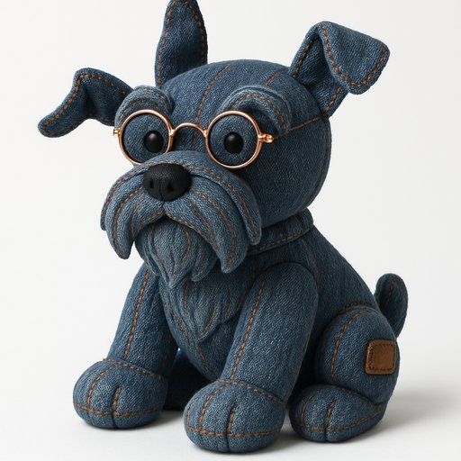 Labrador in Denim/Jean style