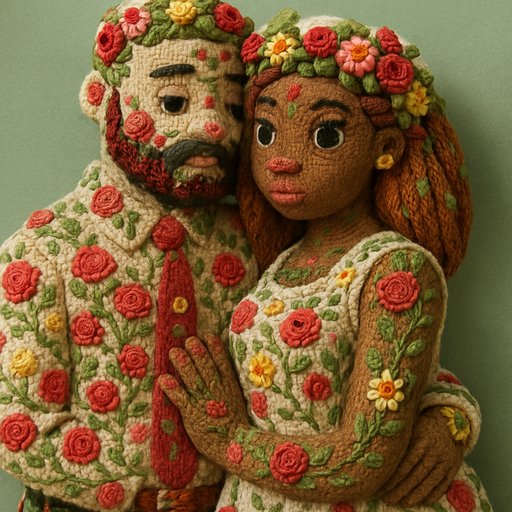 Floral/Botanical Couple variant 2